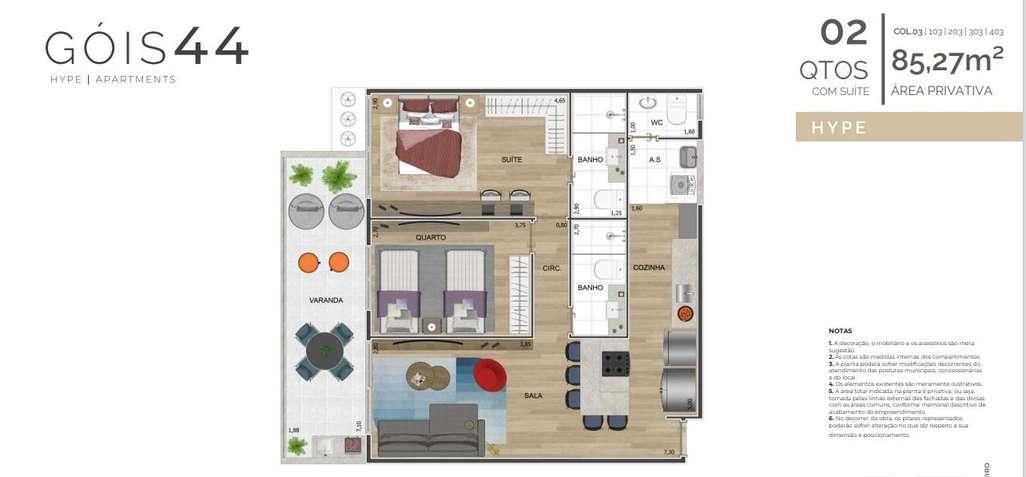 Apartamento à venda com 2 quartos - Foto 18